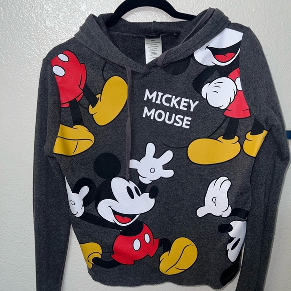 Mickey Mouse Gray Hoodie - Picture 1 of 5